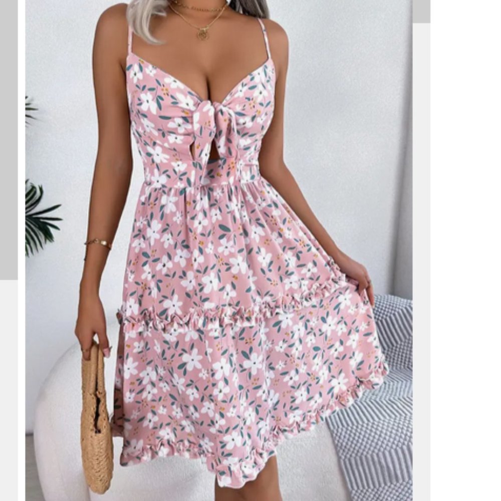 NWT Pink floral summer dress